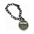 Hype Chain oversized black chain necklace with custom team medallion